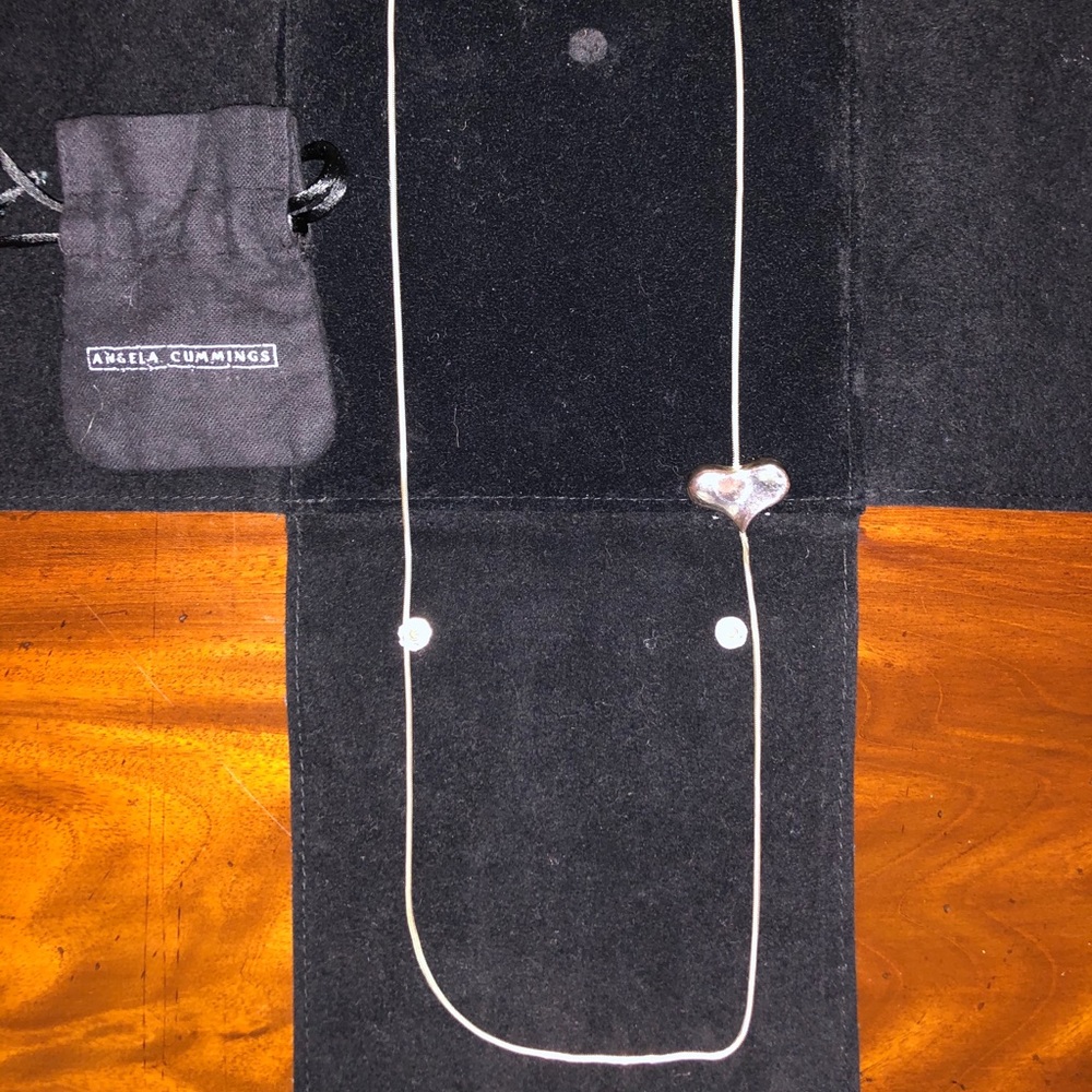 Angela Cummings Heart Lariat Necklace